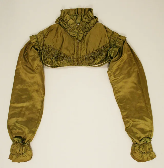 Regency era fashion: an early nineteenth-century spencer jacket