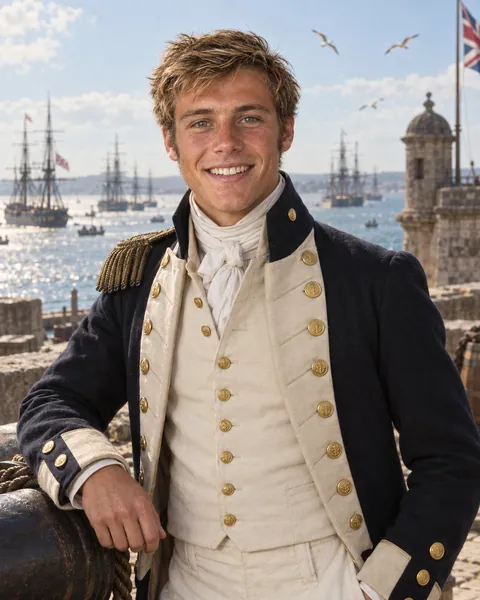 Regency portrait as William Price, Newly Made Lieutenant