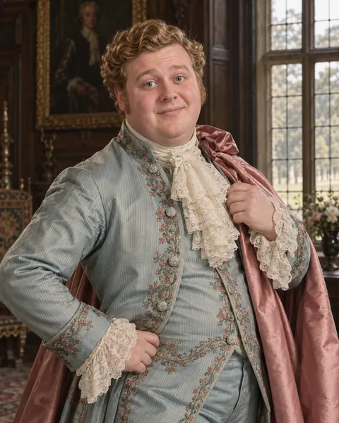 Regency portrait as Mr Rushworth, Count Cassel
