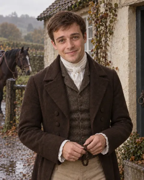 Regency portrait as Edward Ferrars, A Visit to Barton